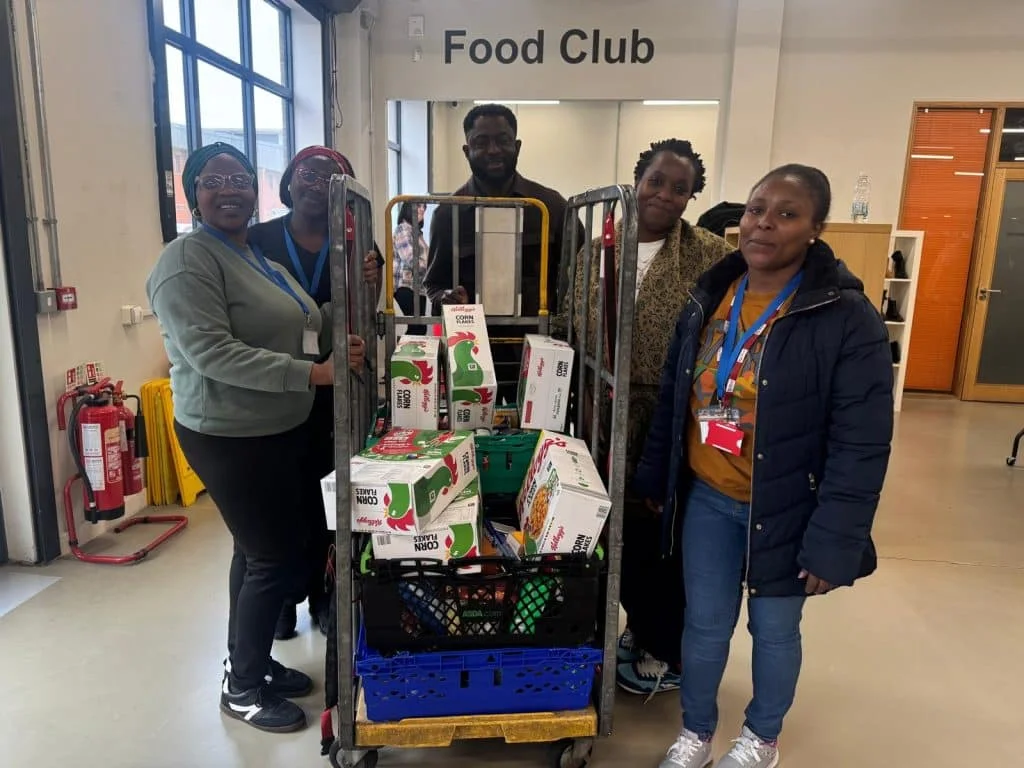 Seed Healthcare team at Food Club donation drive